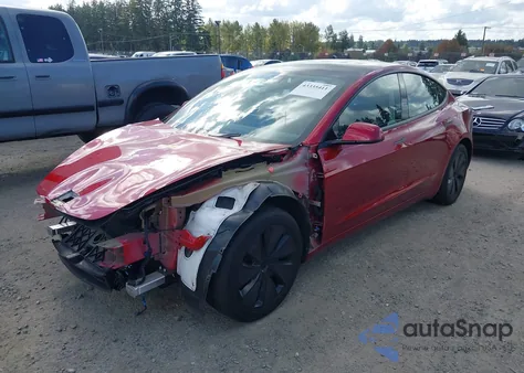 2024 Tesla Model 3 Long Range Dual Motor All-Wheel Drive from USA, damaged, VIN 5YJ3E1EB7RF722823